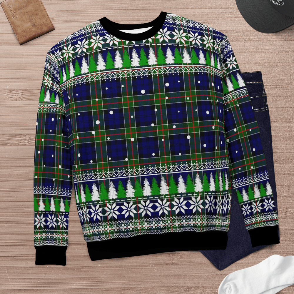 Clan Colquhoun Modern Tartan Christmas Ugly Sweater BT65 Colquhoun Modern Tartan Tartan Ugly Sweater   