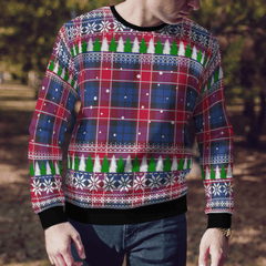 Clan Graham of Menteith Red Tartan Christmas Ugly Sweater WE74 Graham of Menteith Red Tartan Tartan Ugly Sweater   