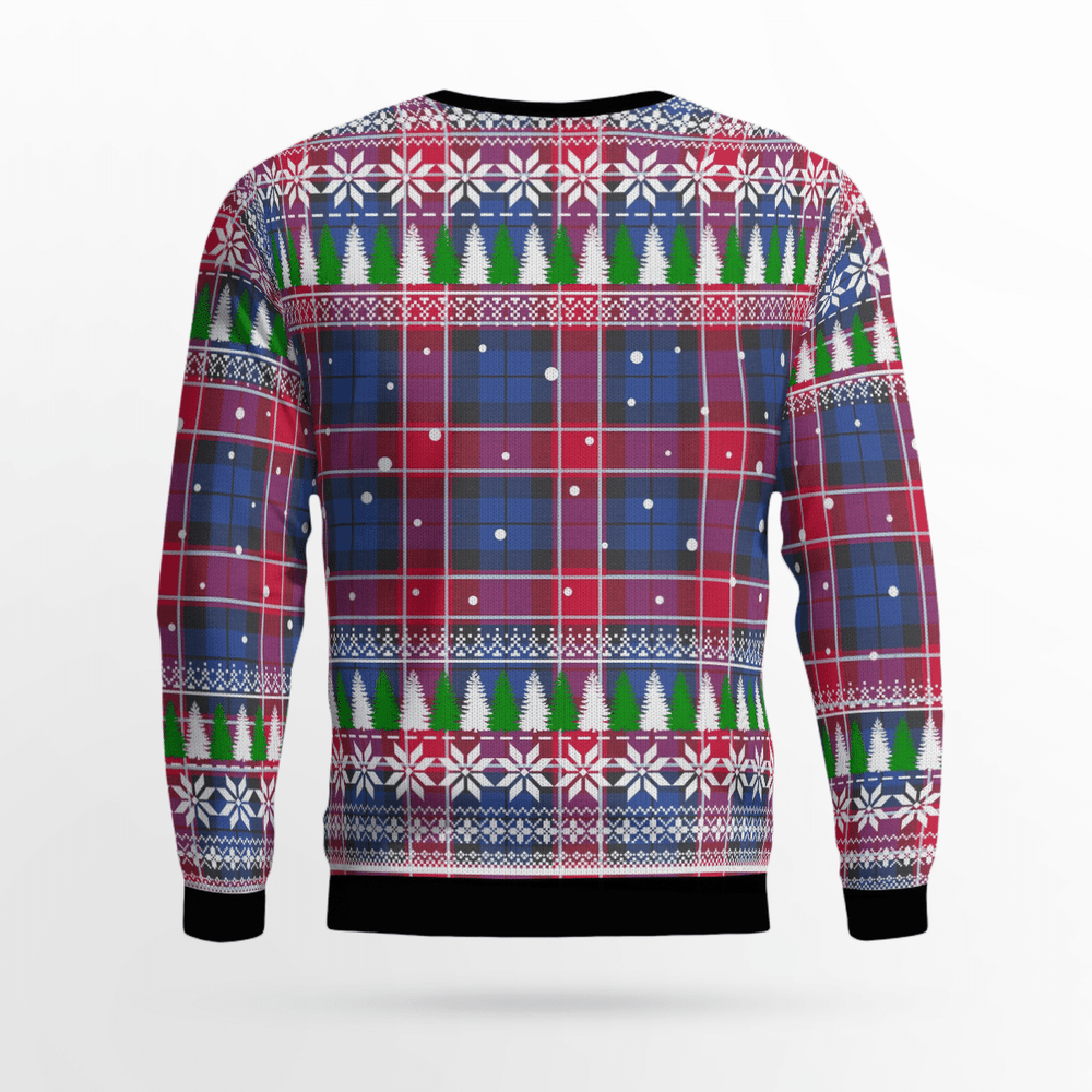 Clan Graham of Menteith Red Tartan Christmas Ugly Sweater WE74 Graham of Menteith Red Tartan Tartan Ugly Sweater   