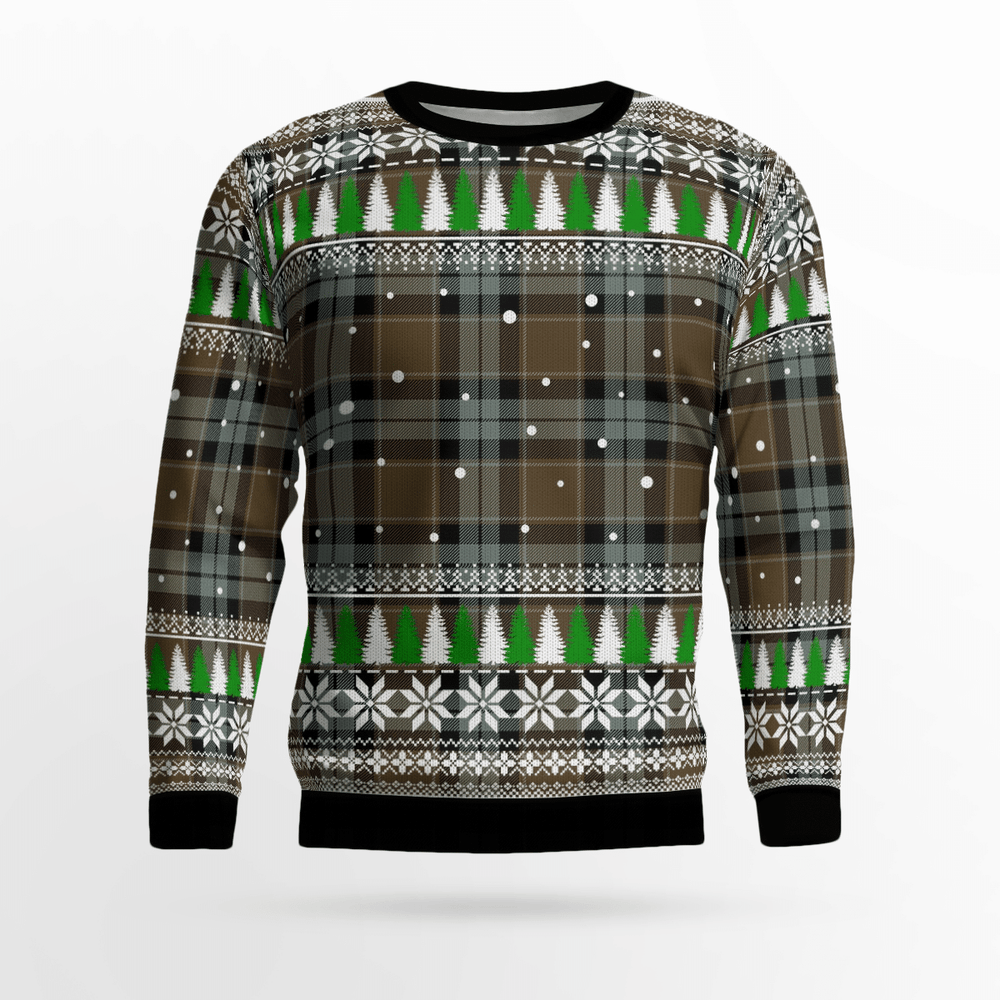 Clan Graham of Menteith Weathered Tartan Christmas Ugly Sweater FX22 Graham of Menteith Weathered Tartan Tartan Ugly Sweater   