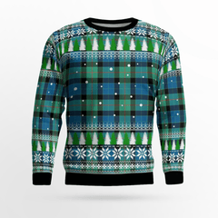 Clan Gunn Ancient Tartan Christmas Ugly Sweater HE89 Gunn Ancient Tartan Tartan Ugly Sweater   
