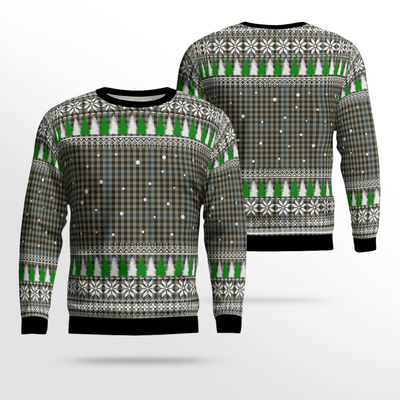 Clan Haig Check Tartan Christmas Ugly Sweater