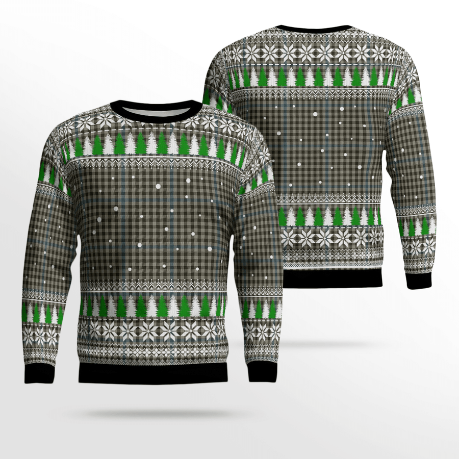Clan Haig Check Tartan Christmas Ugly Sweater ES55 Haig Check Tartan Tartan Ugly Sweater   