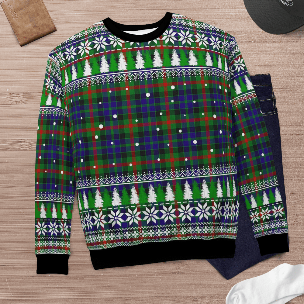 Clan Gunn Tartan Christmas Ugly Sweater WL86 Gunn Tartan Tartan Ugly Sweater   
