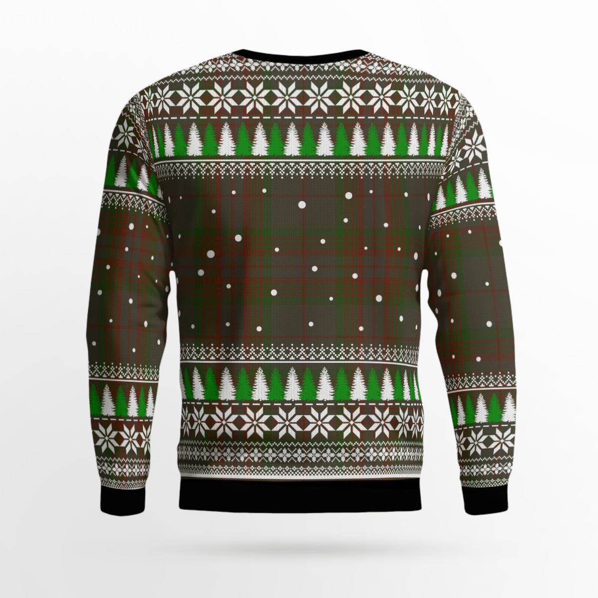 Clan Gray Tartan Christmas Ugly Sweater XM49 Gray Tartan Tartan Ugly Sweater   