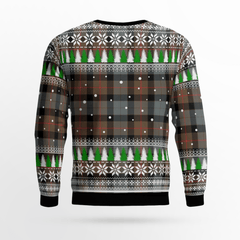 Clan Gunn Weathered Tartan Christmas Ugly Sweater DT70 Gunn Weathered Tartan Tartan Ugly Sweater   