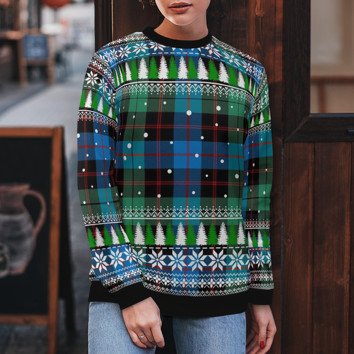 Clan Guthrie Ancient Tartan Christmas Ugly Sweater TP67 Guthrie Ancient Tartan Tartan Ugly Sweater   