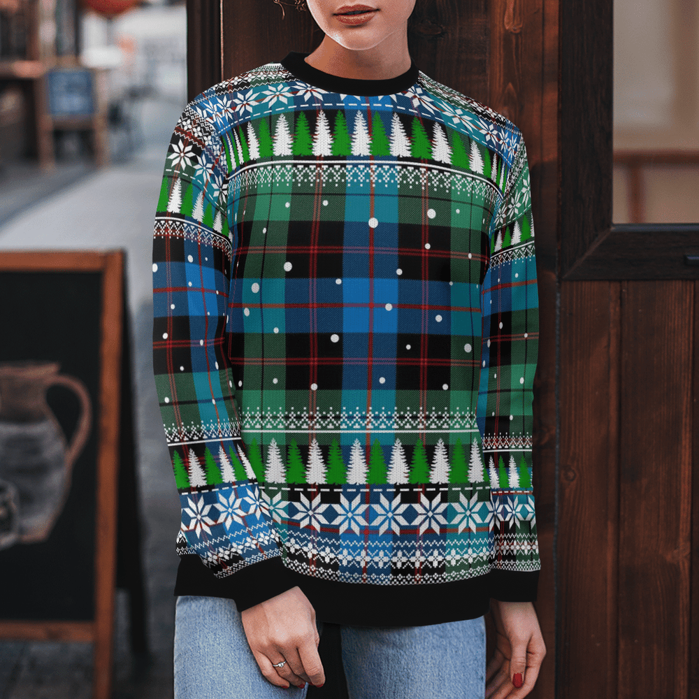 Clan Guthrie Ancient Tartan Christmas Ugly Sweater TP67 Guthrie Ancient Tartan Tartan Ugly Sweater   