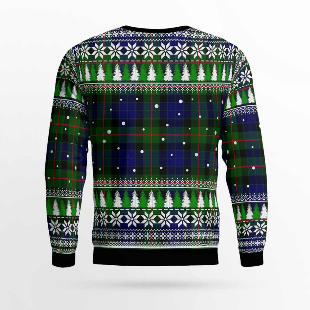 Clan Gunn Modern  Tartan Christmas Ugly Sweater FF20 Gunn Modern Tartan Tartan Ugly Sweater   