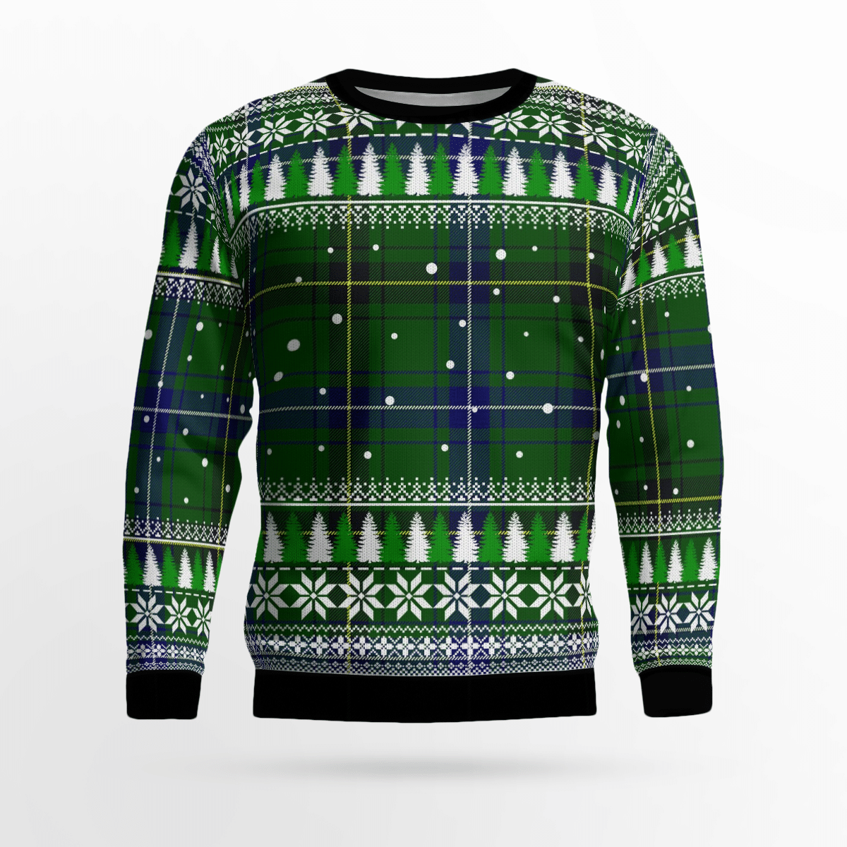 Clan Henderson Modern Tartan Christmas Ugly Sweater HU54 Henderson Modern Tartan Tartan Ugly Sweater   