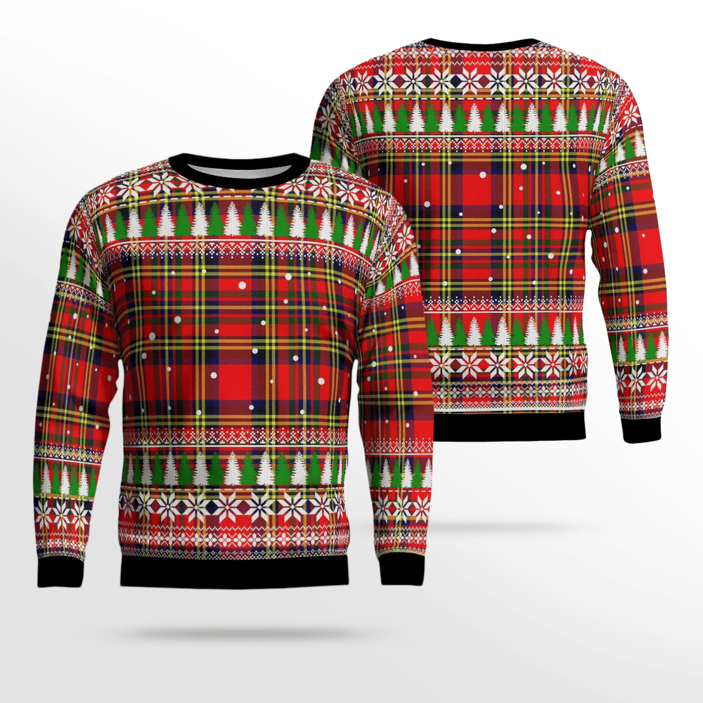 Clan Hepburn Tartan Christmas Ugly Sweater AB84 Hepburn Tartan Tartan Ugly Sweater   