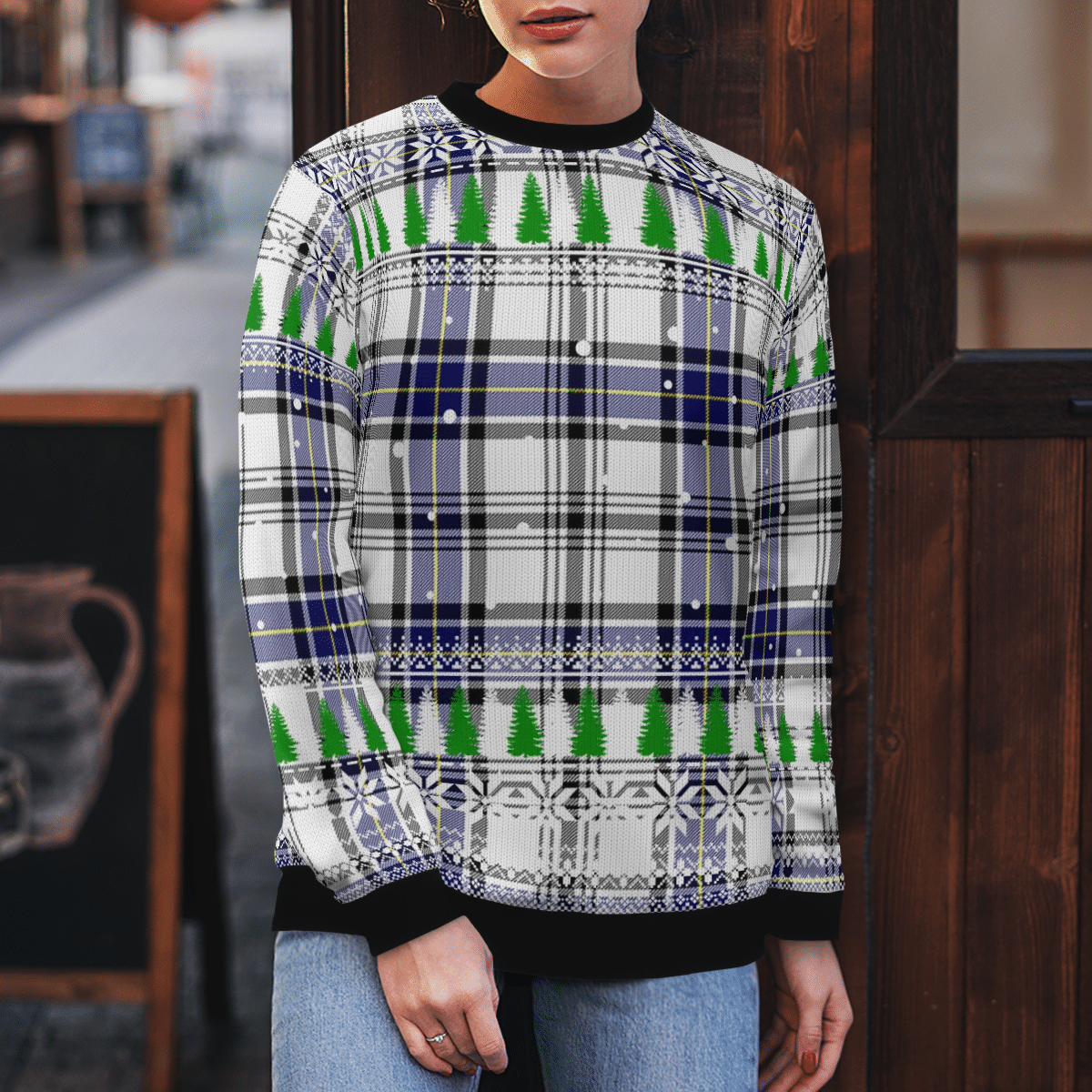 Clan Hannay Tartan Christmas Ugly Sweater TX79 Hannay Tartan Tartan Ugly Sweater   