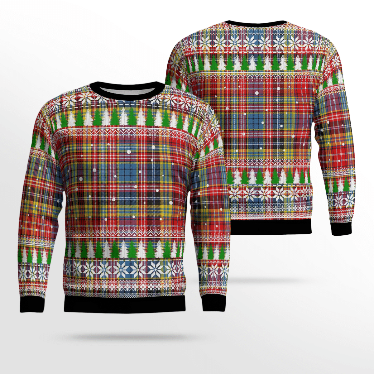 Clan Drummond of Strathallan Tartan Christmas Ugly Sweater JF74 Drummond of Strathallan Tartan Tartan Ugly Sweater   