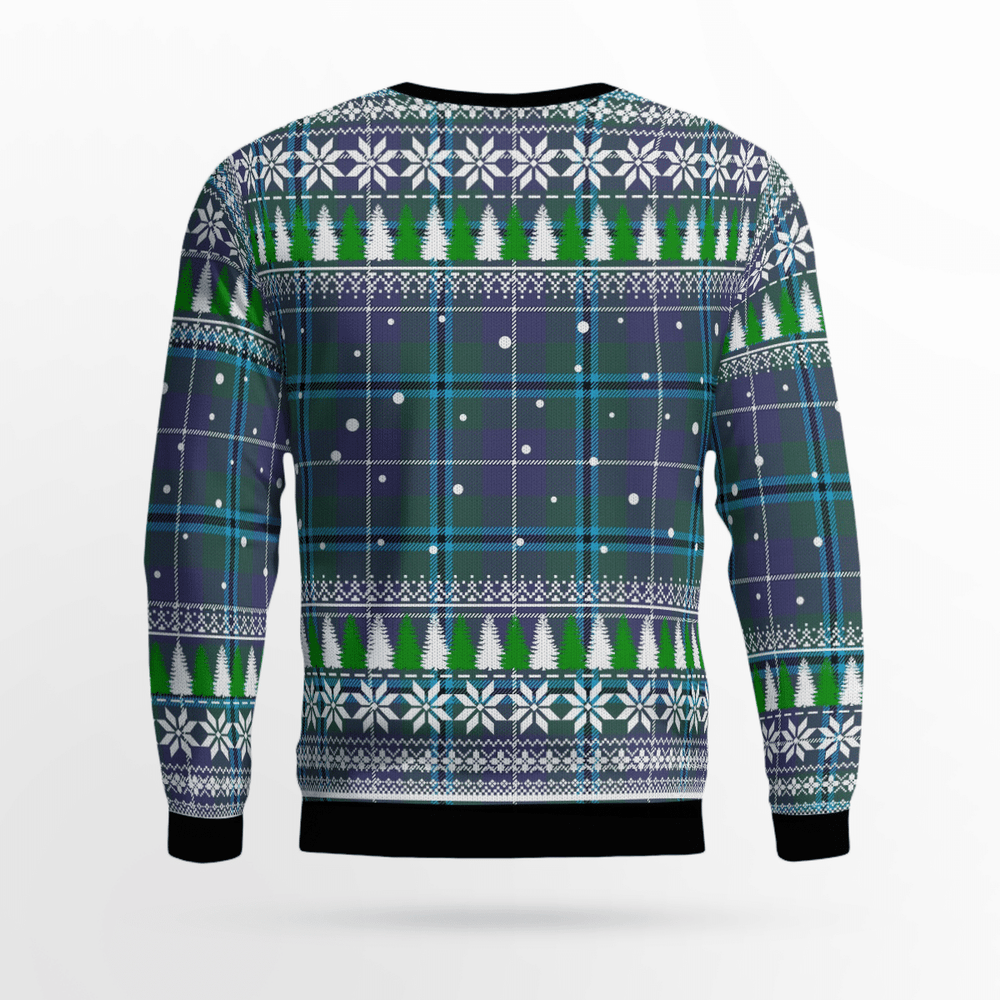 Clan Douglas Modern Tartan Christmas Ugly Sweater KE24 Douglas Modern Tartan Tartan Ugly Sweater   