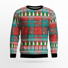Clan Dunbar Ancient Tartan Christmas Ugly Sweater DE78 Dunbar Ancient Tartan Tartan Ugly Sweater   
