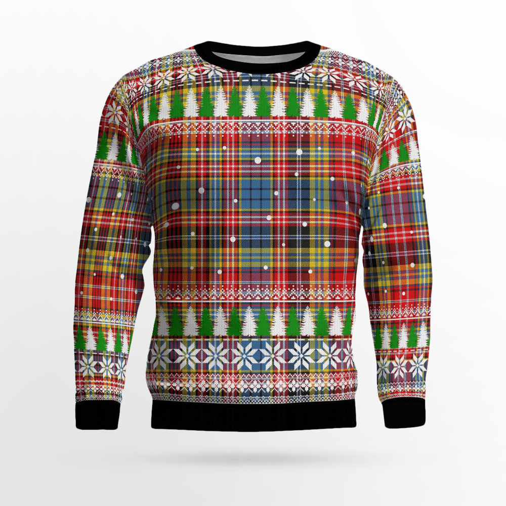 Clan Drummond of Strathallan Tartan Christmas Ugly Sweater JF74 Drummond of Strathallan Tartan Tartan Ugly Sweater   