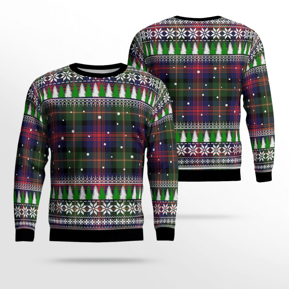Clan Logan Modern Tartan Christmas Ugly Sweater HF65 Logan Modern Tartan Tartan Ugly Sweater   