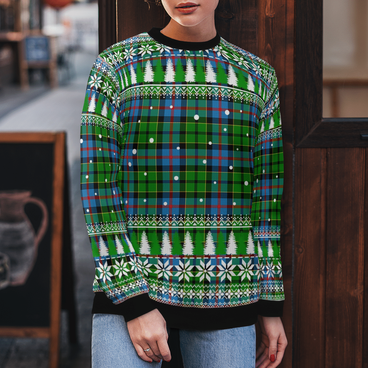 Clan Forsyth Tartan Christmas Ugly Sweater EM35 Forsyth Tartan Tartan Ugly Sweater   