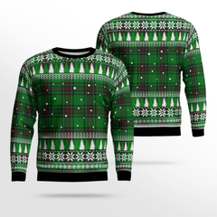 Clan Lundin Tartan Christmas Ugly Sweater MR60 Lundin Tartan Tartan Ugly Sweater   