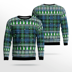 Clan Lyon Tartan Christmas Ugly Sweater QK89 Lyon Tartan Tartan Ugly Sweater   