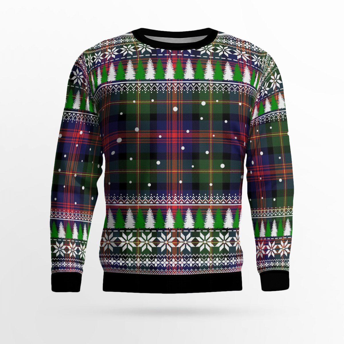 Clan Logan Modern Tartan Christmas Ugly Sweater HF65 Logan Modern Tartan Tartan Ugly Sweater   