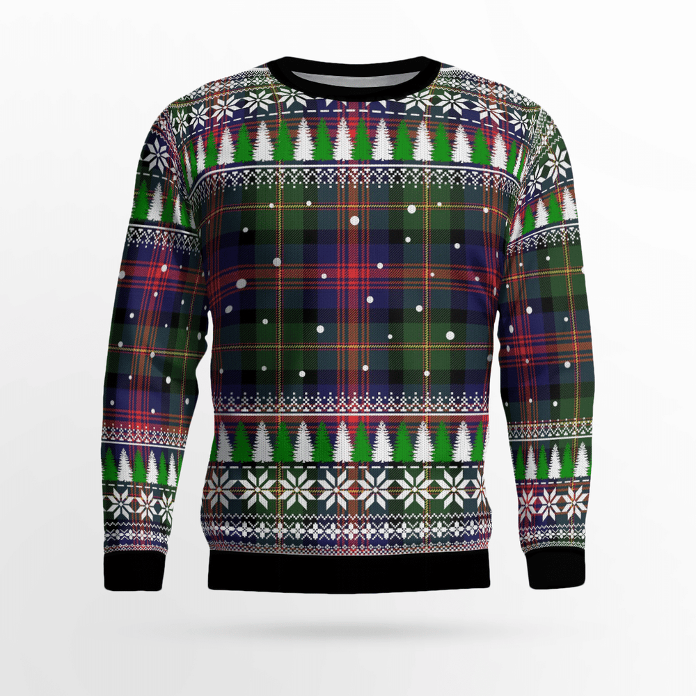 Clan Logan Modern Tartan Christmas Ugly Sweater HF65 Logan Modern Tartan Tartan Ugly Sweater   