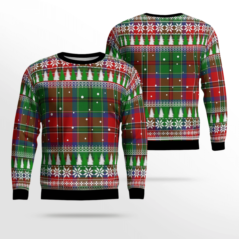 Clan MacCulloch Tartan Christmas Ugly Sweater EH44 MacCulloch Tartan Tartan Ugly Sweater   