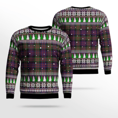 Clan MacDonald Modern Tartan Christmas Ugly Sweater CG98 MacDonald Modern Tartan Tartan Ugly Sweater   
