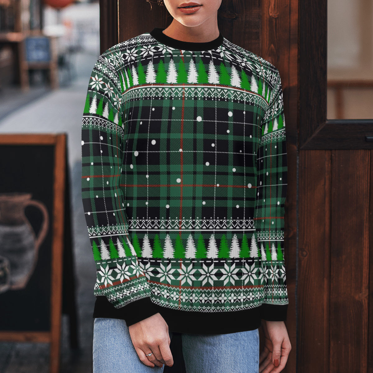 Clan MacAulay Hunting Ancient Tartan Christmas Ugly Sweater AW83 MacAulay Hunting Ancient Tartan Tartan Ugly Sweater   