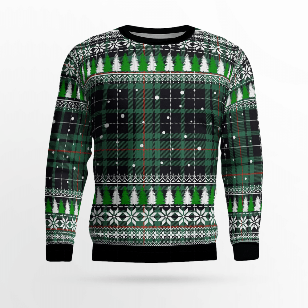 Clan MacAulay Hunting Ancient Tartan Christmas Ugly Sweater AW83 MacAulay Hunting Ancient Tartan Tartan Ugly Sweater   