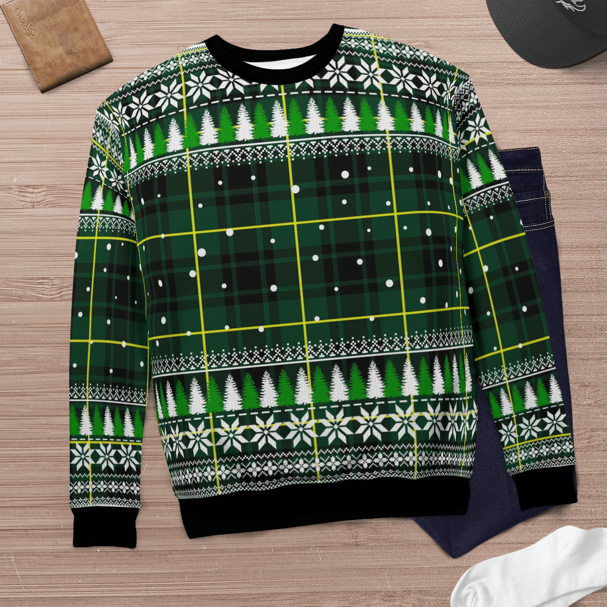 Clan MacArthur Modern Tartan Christmas Ugly Sweater MM44 MacArthur Modern Tartan Tartan Ugly Sweater   