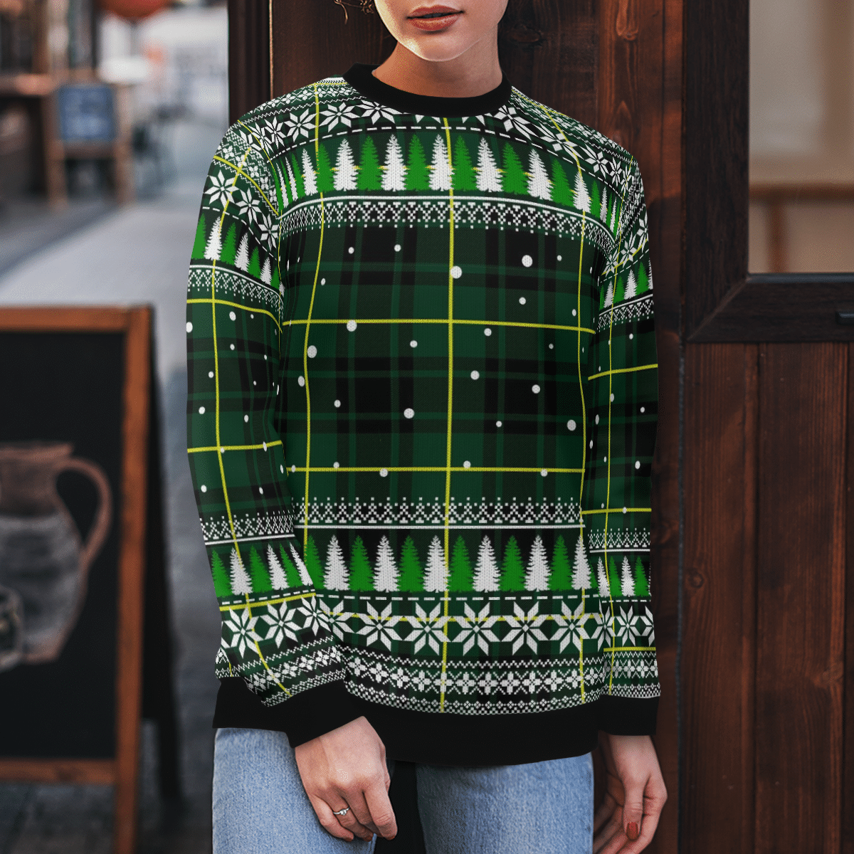 Clan MacArthur Modern Tartan Christmas Ugly Sweater MM44 MacArthur Modern Tartan Tartan Ugly Sweater   