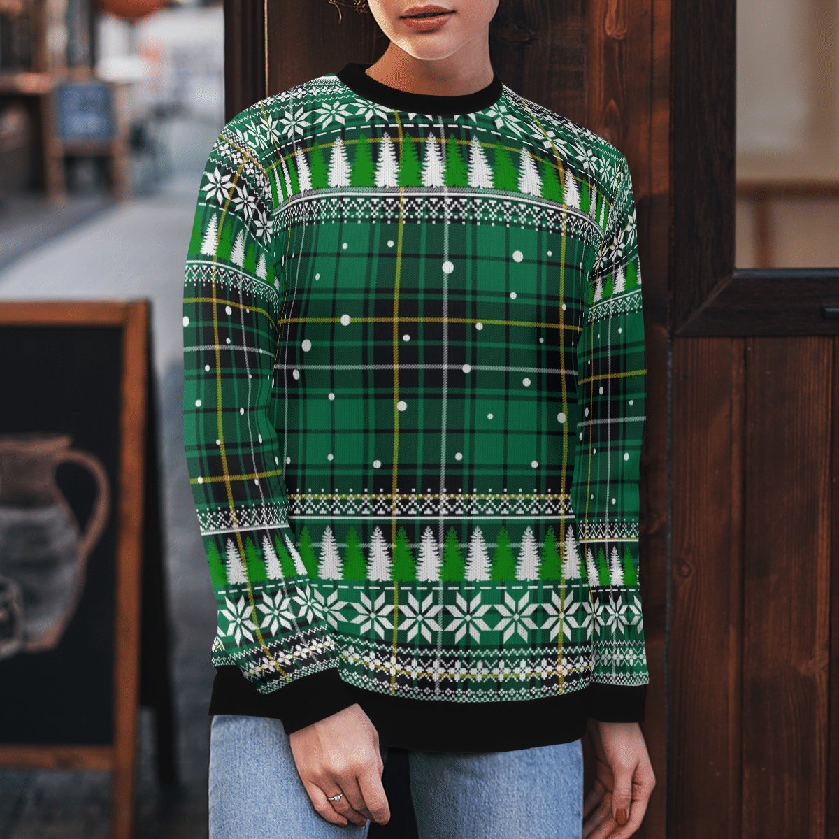 Clan MacAlpine Ancient Tartan Christmas Ugly Sweater QI33 MacAlpine Ancient Tartan Tartan Ugly Sweater   