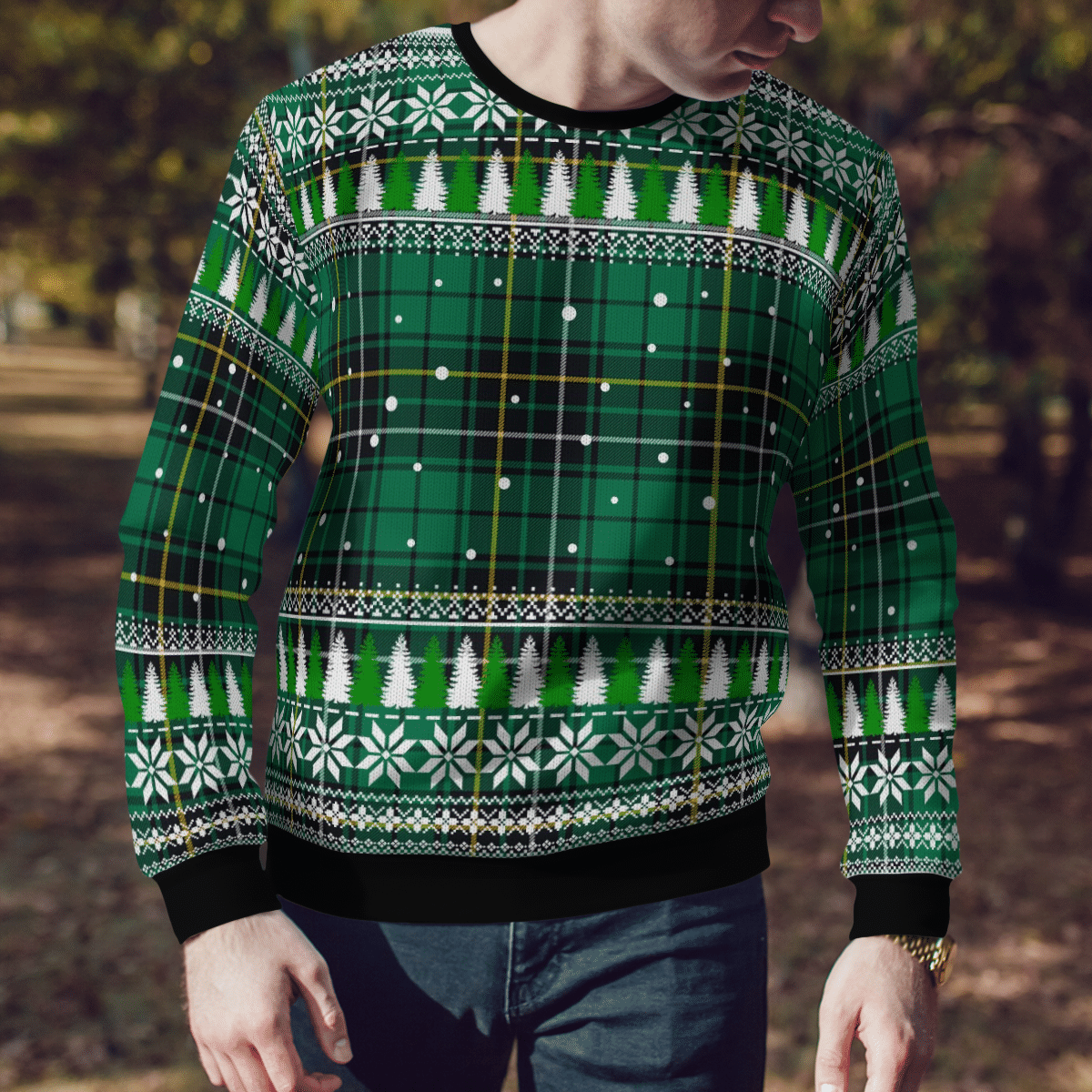 Clan MacAlpine Ancient Tartan Christmas Ugly Sweater QI33 MacAlpine Ancient Tartan Tartan Ugly Sweater   