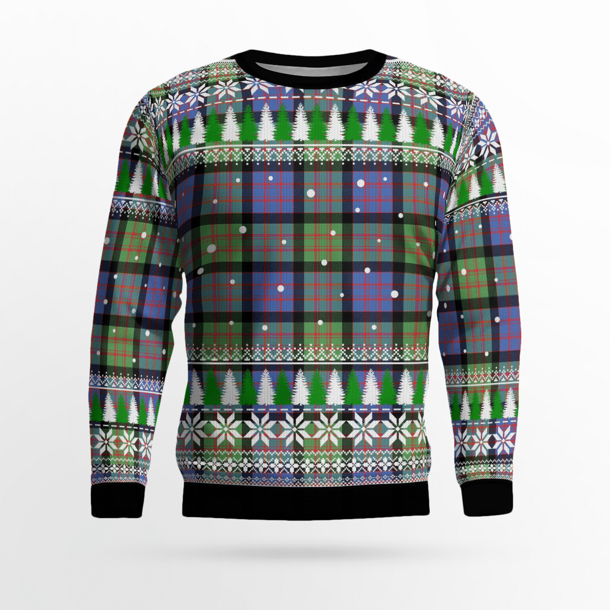 Clan MacDonald Ancient Tartan Christmas Ugly Sweater PS52 MacDonald Ancient Tartan Tartan Ugly Sweater   