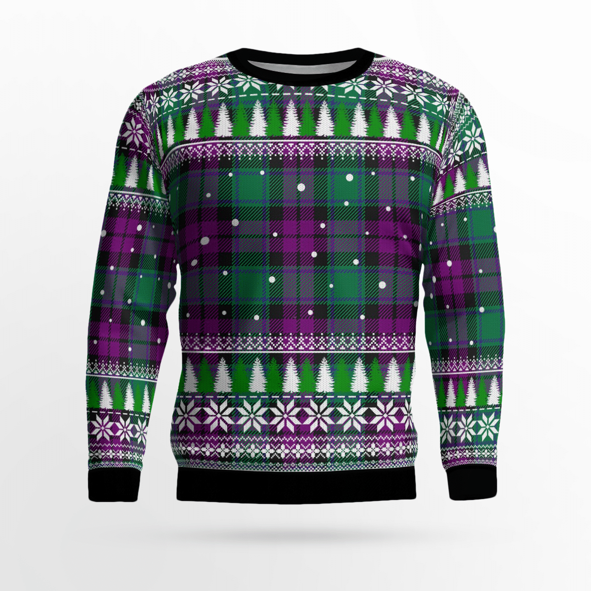 Clan MacArthur – Milton Tartan Christmas Ugly Sweater JB18 MacArthur – Milton Tartan Tartan Ugly Sweater   