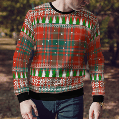 Clan MacDougall Ancient Tartan Christmas Ugly Sweater YX67 MacDougall Ancient Tartan Tartan Ugly Sweater   