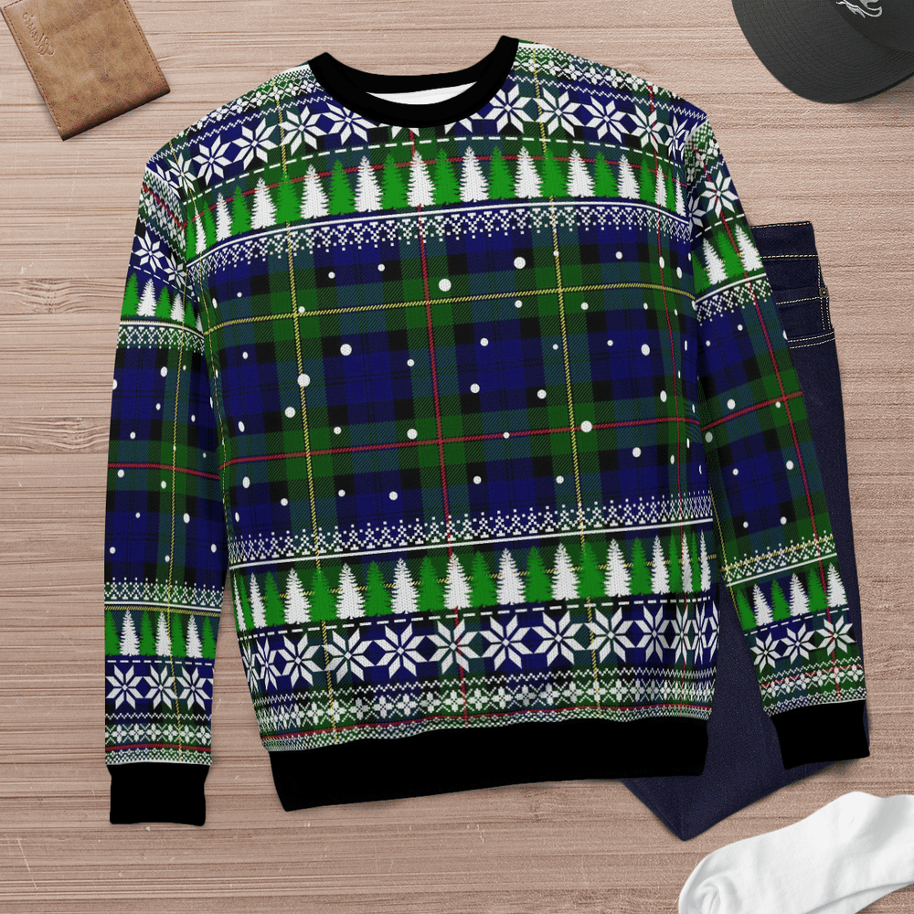 Clan MacEwen Modern Tartan Christmas Ugly Sweater WB74 MacEwen Modern Tartan Tartan Ugly Sweater   