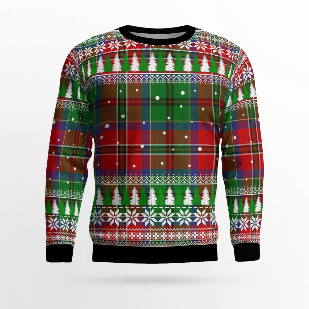 Clan MacCulloch Tartan Christmas Ugly Sweater EH44 MacCulloch Tartan Tartan Ugly Sweater   