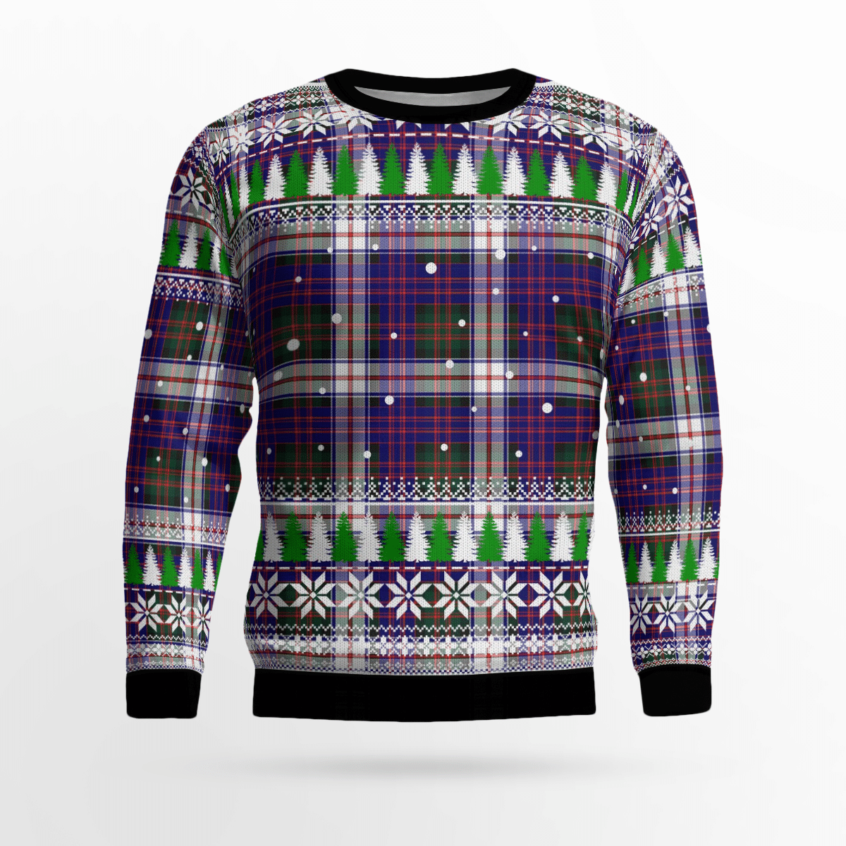 Clan MacDonald Dress Modern Tartan Christmas Ugly Sweater GK52 MacDonald Dress Modern Tartan Tartan Ugly Sweater   