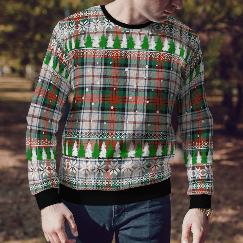 Clan MacDuff Dress Ancient Tartan Christmas Ugly Sweater MU27 MacDuff Dress Ancient Tartan Tartan Ugly Sweater   