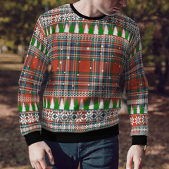 Clan MacFarlane Ancient Tartan Christmas Ugly Sweater HV19 MacFarlane Ancient Tartan Tartan Ugly Sweater   