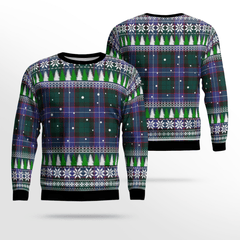 Clan Hunter Modern Tartan Christmas Ugly Sweater IG11 Hunter Modern Tartan Tartan Ugly Sweater   