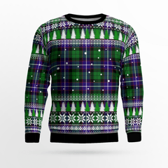 Clan Hunter Tartan Christmas Ugly Sweater PD83 Hunter Tartan Tartan Ugly Sweater   
