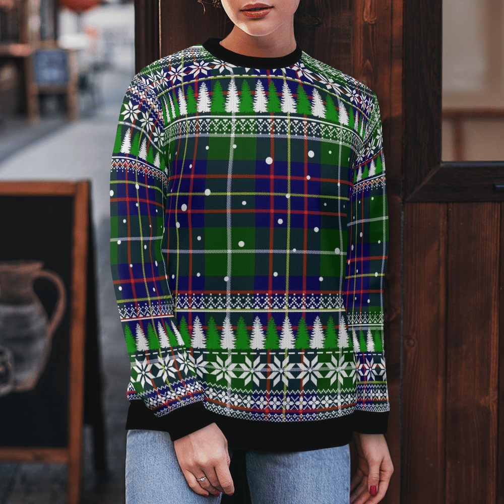 Clan Inglis Modern Tartan Christmas Ugly Sweater IC98 Inglis Modern Tartan Tartan Ugly Sweater   