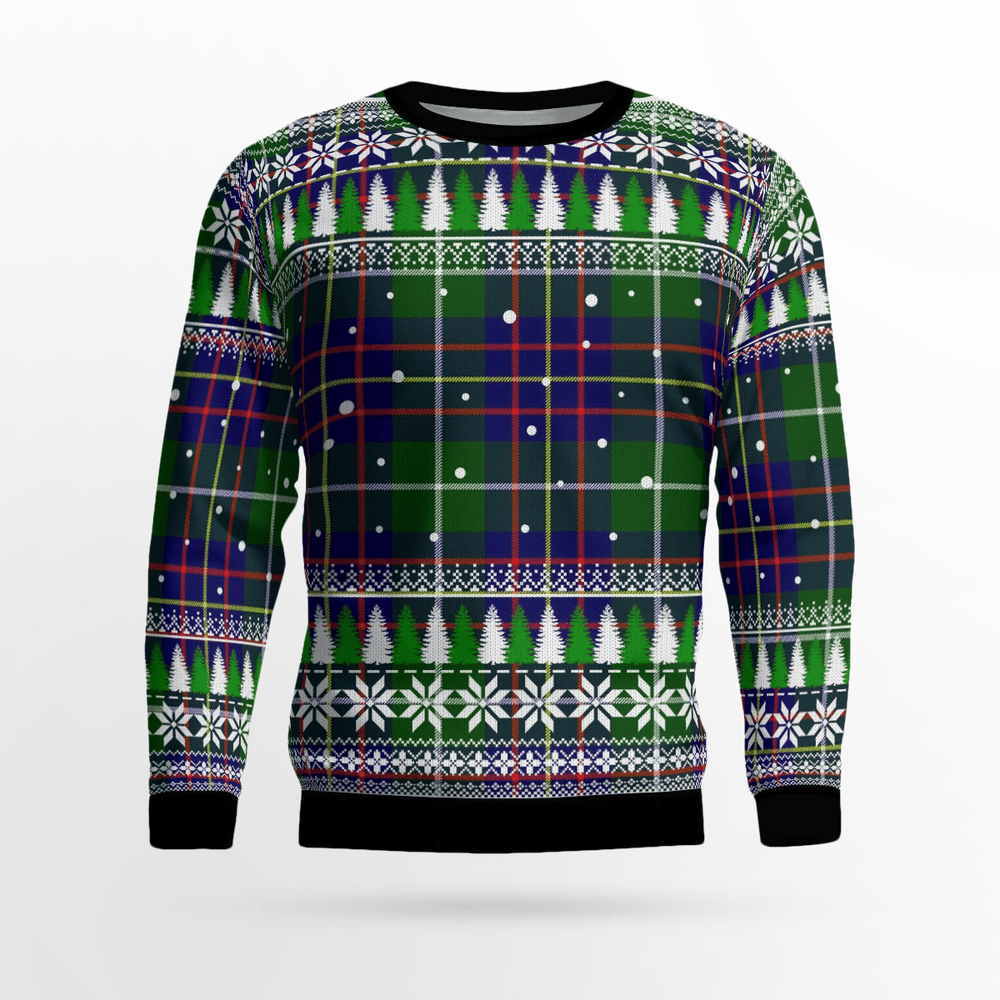 Clan Inglis Modern Tartan Christmas Ugly Sweater IC98 Inglis Modern Tartan Tartan Ugly Sweater   