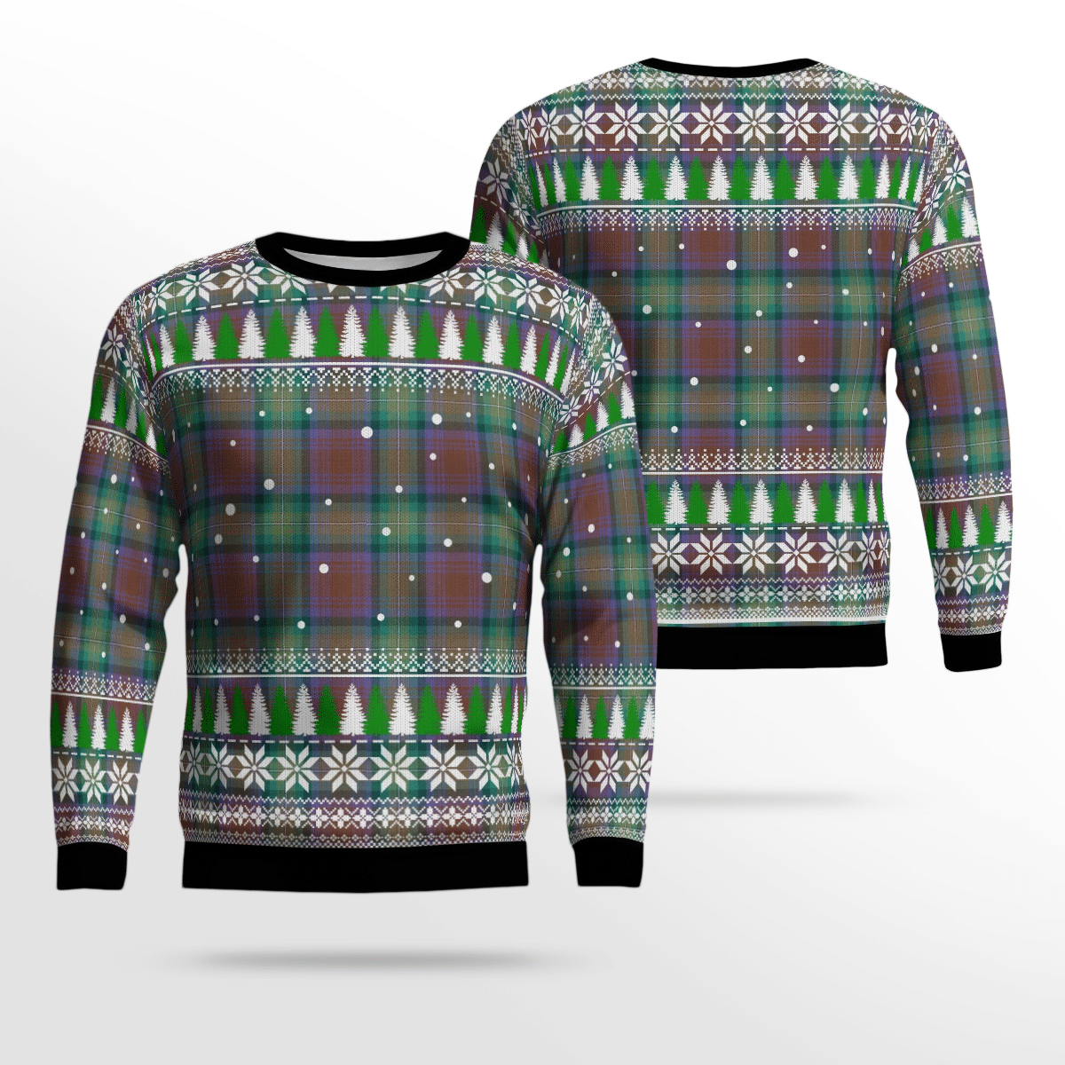 Clan Isle of Skye Tartan Christmas Ugly Sweater OI21 Isle of Skye Tartan Tartan Ugly Sweater   