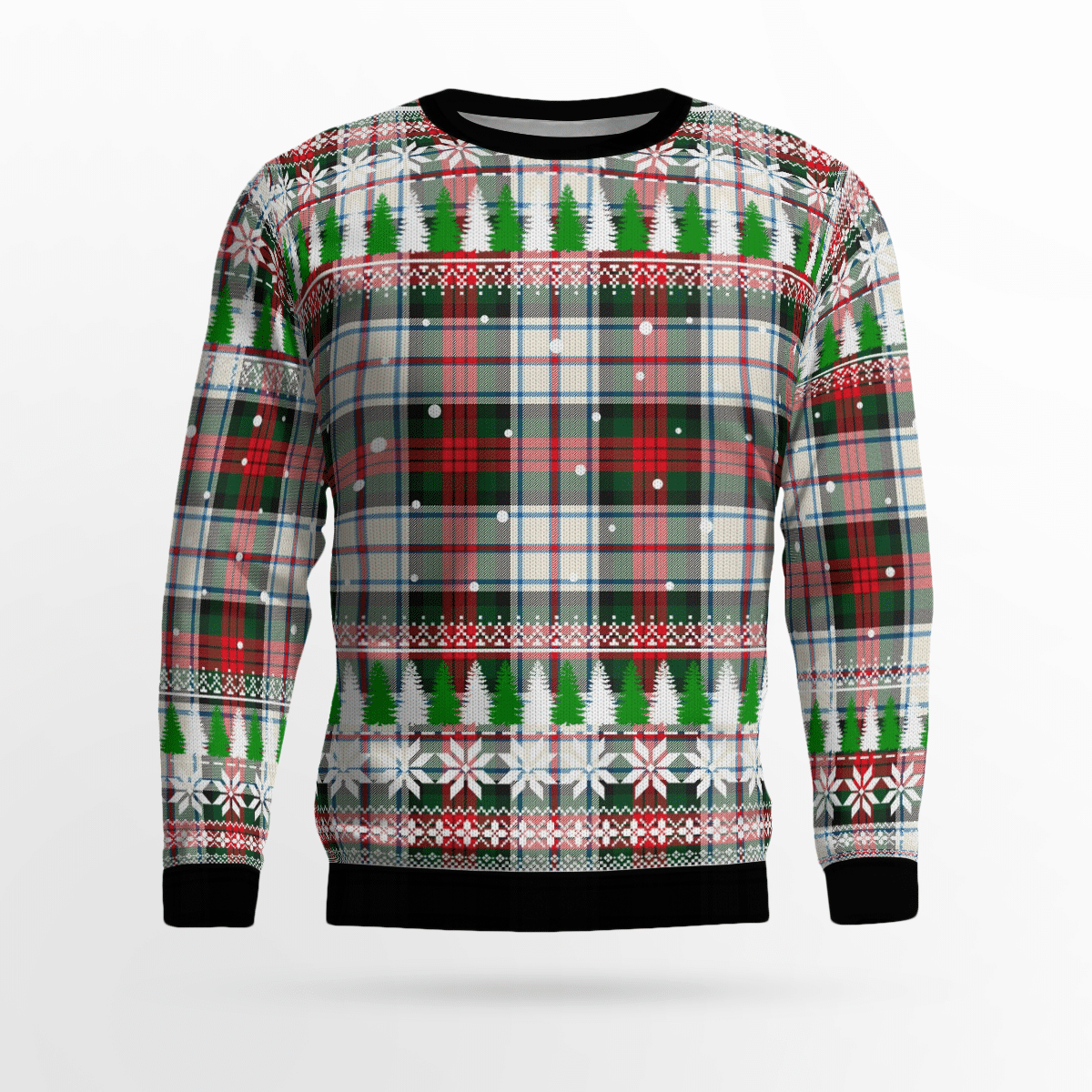 Clan MacDuff Dress Modern Tartan Christmas Ugly Sweater RL84 MacDuff Dress Modern Tartan Tartan Ugly Sweater   