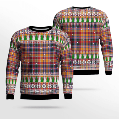 Clan Jacobite Tartan Christmas Ugly Sweater