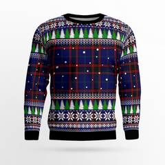 Clan Home Modern Tartan Christmas Ugly Sweater NN97 Home Modern Tartan Tartan Ugly Sweater   